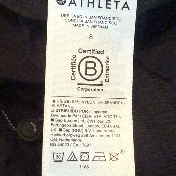 ✨ ATHLETA ✨ Black Trekkie High Rise Parachute Pants Size 8 - Picture 14 of 16